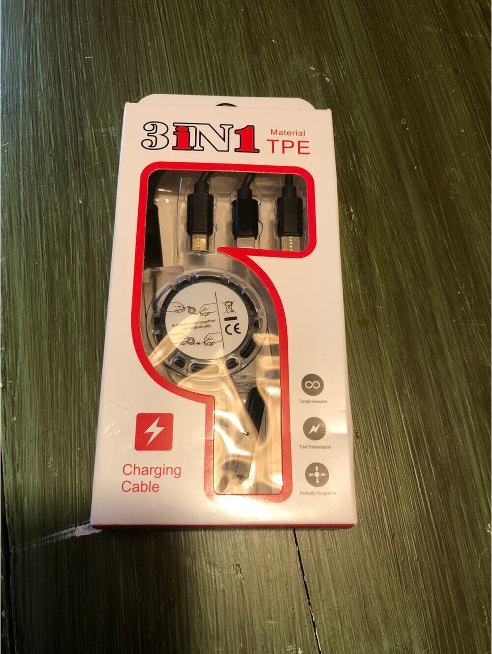 Unbranded NEW 3-in-1 USB Charging Cable